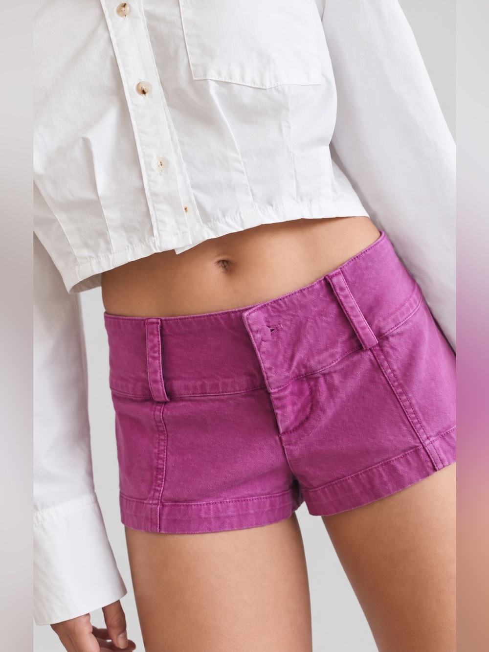 🩷Firm Price🩷free people Ana solid micro shorts